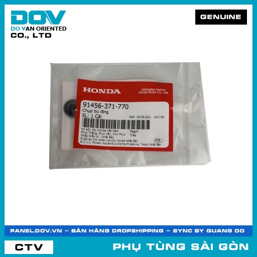 CHỤP BU LÔNG | HONDA PARTS CODE 91456371770 — 91456371770