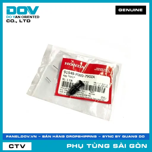 KẸP *NH1* | HONDA PARTS CODE 91549MW0790ZA — 91549MW0790ZA