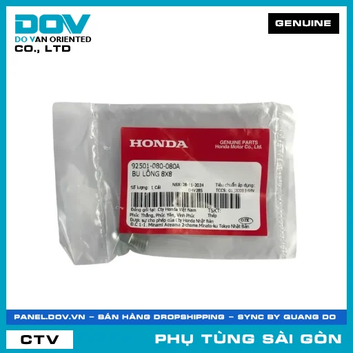BU LÔNG 8X8 | HONDA PARTS CODE 92501080080A — 92501080080A
