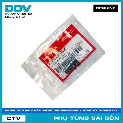 BU LÔNG CÓ ĐỆM 8X20 | HONDA PARTS CODE 934020802000 — 934020802000