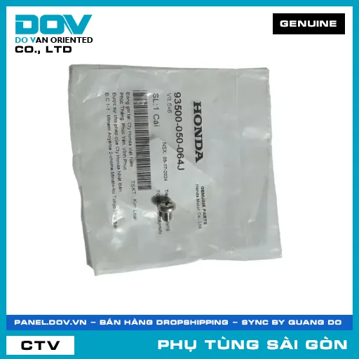 VÍT 5X6 | HONDA PARTS CODE 93500050064J — 93500050064J