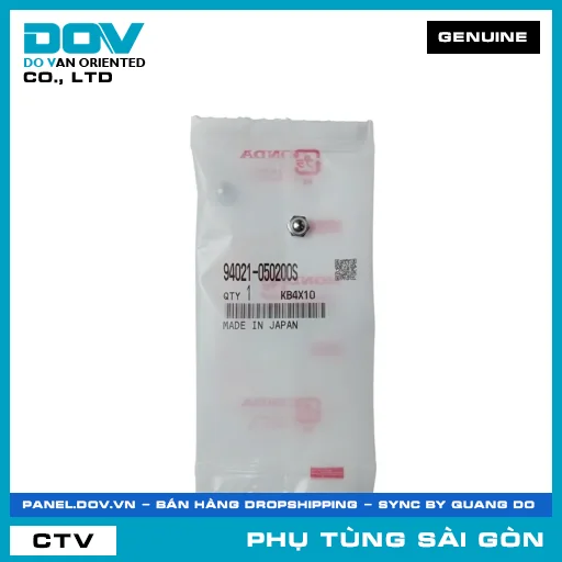 ĐAI ỐC MŨ 5MM | HONDA PARTS CODE 94021050200S — 94021050200S