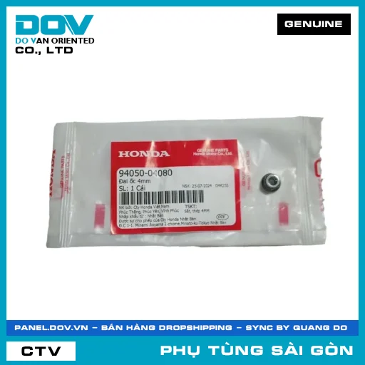 ĐAI ỐC 4MM | HONDA PARTS CODE 9405004080 — 9405004080