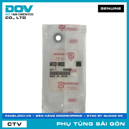 ĐỆM 8MM | HONDA PARTS CODE 9410208000 — 9410208000