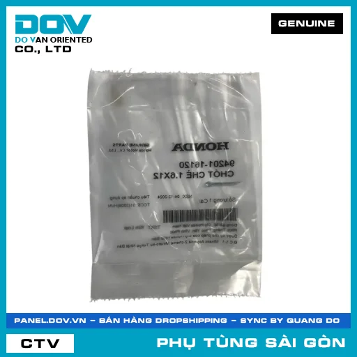 CHỐT CHẺ 1.6X12 | HONDA PARTS CODE 9420116120 — 9420116120