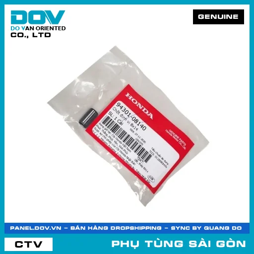 CHỐT ĐỊNH VỊ 8X14 | HONDA PARTS CODE 9430108140 — 9430108140