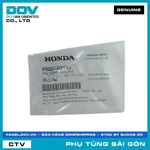 KẸP ỐNG DẪN XĂNG B10 | HONDA PARTS CODE 9500202100 — 9500202100