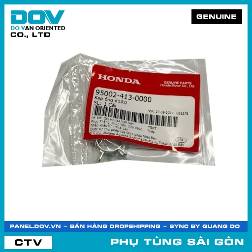 KẸP ỐNG D 13.0 | HONDA PARTS CODE 950024130000 — 950024130000