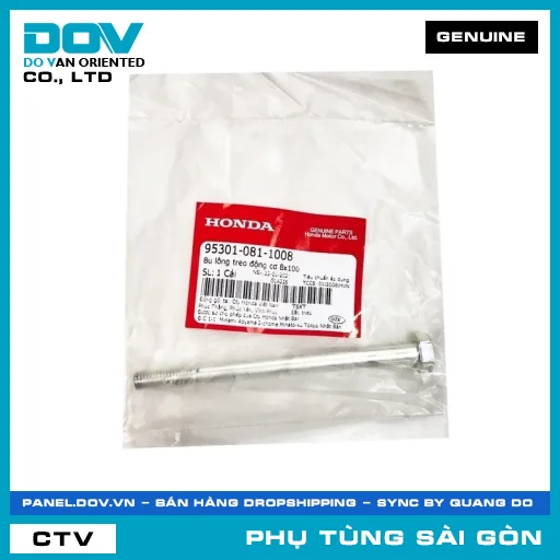 BU LÔNG TREO ĐỘNG CƠ 8X100 | HONDA PARTS CODE 953010811008 — 953010811008