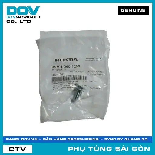 BU LÔNG 6X12 | HONDA PARTS CODE 957010601200 — 957010601200