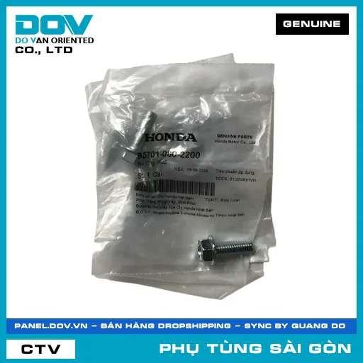 BU LÔNG 8X22 | HONDA PARTS CODE 957010802200 — 957010802200