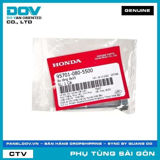 BU LÔNG 8X55 | HONDA PARTS CODE 957010805500 — 957010805500