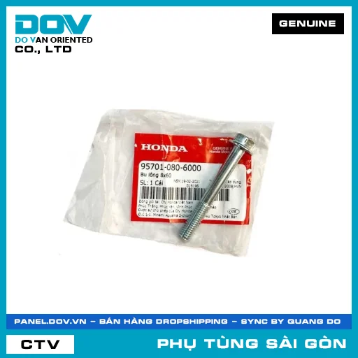 BU LÔNG 8X60 | HONDA PARTS CODE 957010806000 — 957010806000