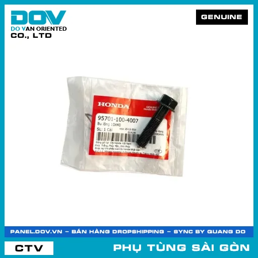 BU LÔNG 10X40 | HONDA PARTS CODE 957011004007 — 957011004007