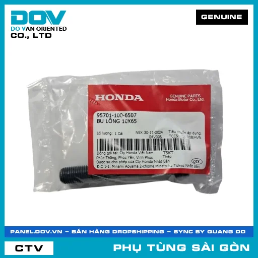 BU LÔNG 10X65 | HONDA PARTS CODE 957011006507 — 957011006507