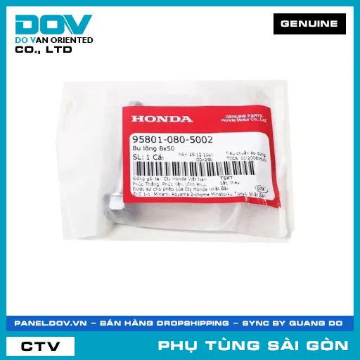 BU LÔNG 8X50 | HONDA PARTS CODE 958010805002 — 958010805002