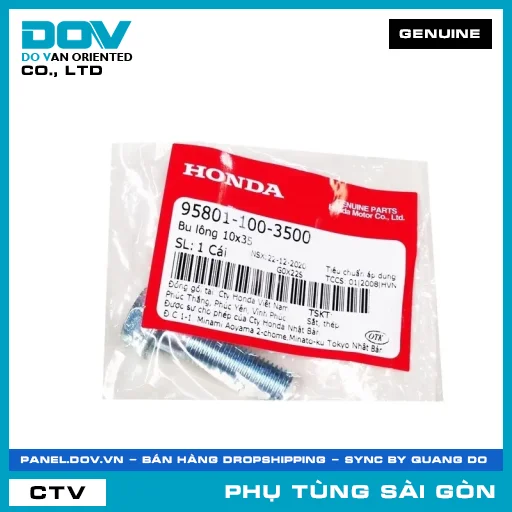 BU LÔNG 10X35 | HONDA PARTS CODE 958011003500 — 958011003500