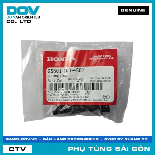 BU LÔNG 10X45 | HONDA PARTS CODE 958011004507 — 958011004507