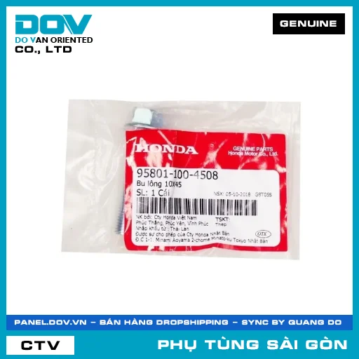 BU LÔNG 10X45 | HONDA PARTS CODE 958011004508 — 958011004508