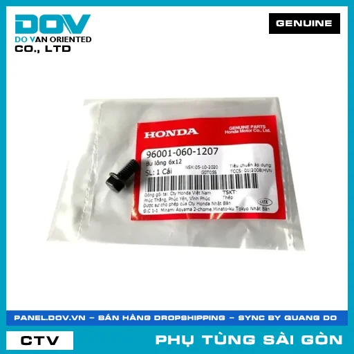 BU LÔNG 6X12 | HONDA PARTS CODE 960010601207 — 960010601207