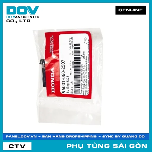 BU LÔNG 6X25 | HONDA PARTS CODE 960010602507 — 960010602507