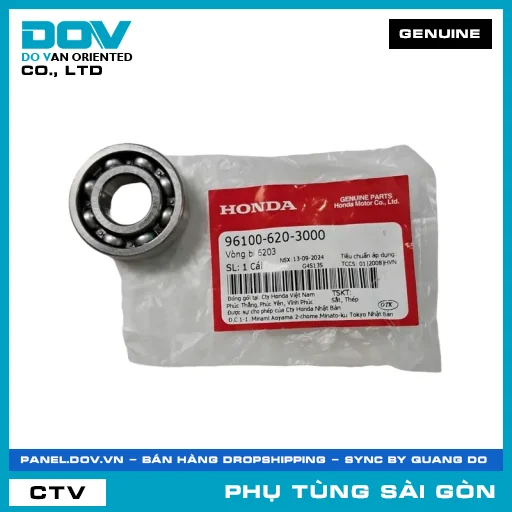 VÒNG BI 6203 | HONDA PARTS CODE 961006203000 — 961006203000