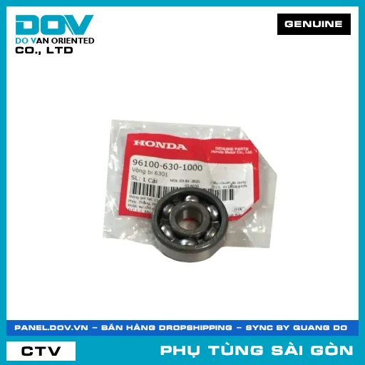 VÒNG BI 6301 | HONDA PARTS CODE 961006301000 — 961006301000