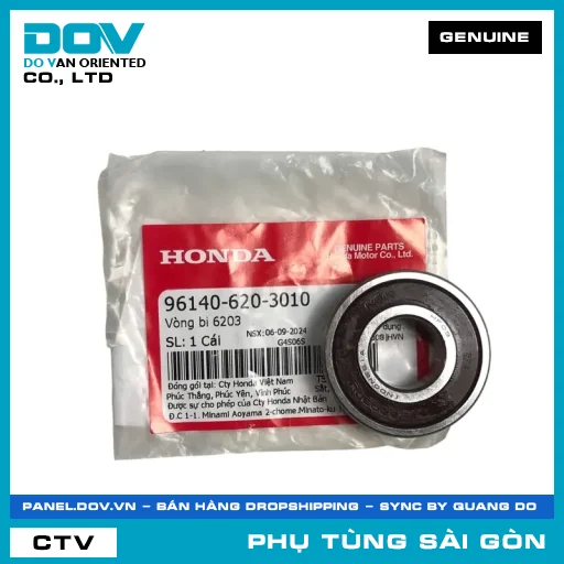 VÒNG BI 6203 | HONDA PARTS CODE 961406203010 — 961406203010