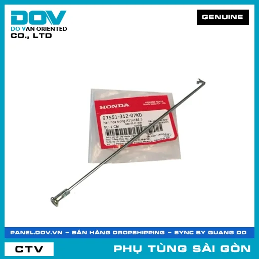 NAN HOA TRONG A11X183.5 | HONDA PARTS CODE 9755131207K0 — 9755131207K0
