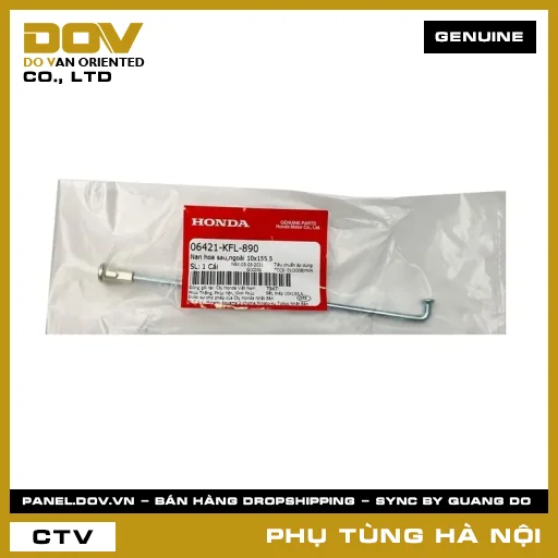 MÃ PHỤ TÙNG : 06421KFL890 NAN HOA SAU,NGOÀI 10X155.5 — 06421KFL890