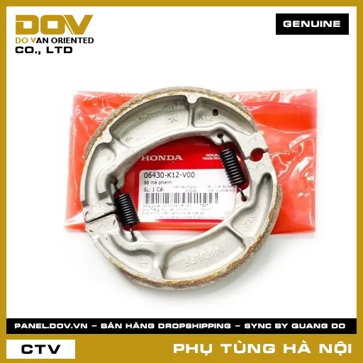MÃ PHỤ TÙNG : 06430K12V00 BỘ MÁ PHANH — 06430K12V00