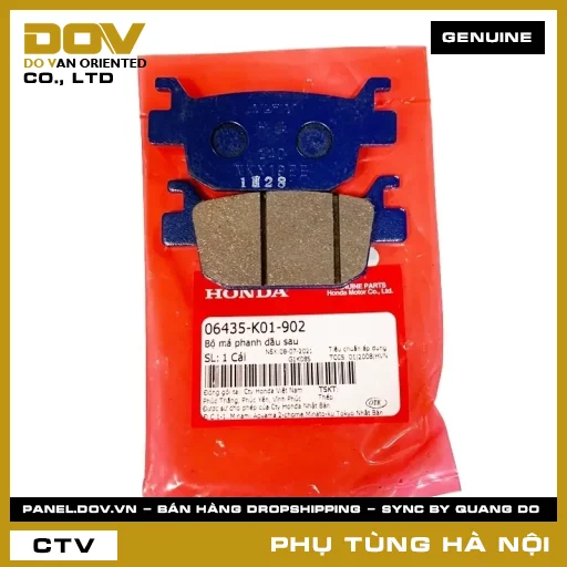 MÃ PHỤ TÙNG : 06435K01902 BỘ MÁ PHANH DẦU SAU — 06435K01902