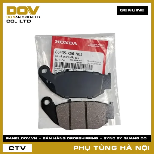 MÃ PHỤ TÙNG : 06435K56N01 BỘ MÁ PHANH DẦU SAU — 06435K56N01
