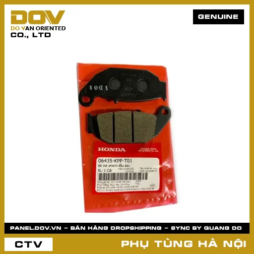 MÃ PHỤ TÙNG : 06435KPPT01 BỘ MÁ PHANH DẦU SAU — 06435KPPT01