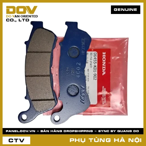 MÃ PHỤ TÙNG : 06455K01902 BỘ MÁ PHANH — 06455K01902
