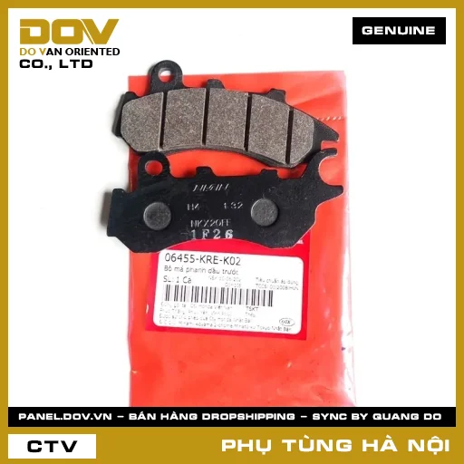 MÃ PHỤ TÙNG : 06455KREK02 BỘ MÁ PHANH DẦU TRƯỚC — 06455KREK02