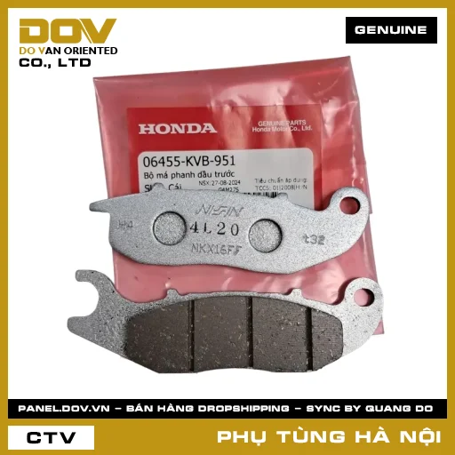 MÃ PHỤ TÙNG : 06455KVB951 BỘ MÁ PHANH DẦU TRƯỚC — 06455KVB951