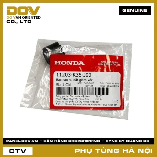 MÃ PHỤ TÙNG : 11203K35J00 BẠC CAO SU BẮT GIẢM XÓC — 11203K35J00