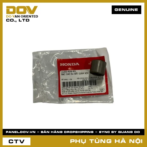 MÃ PHỤ TÙNG : 11203KVB901 BẠC CAO SU BẮT GIẢM XÓC — 11203KVB901