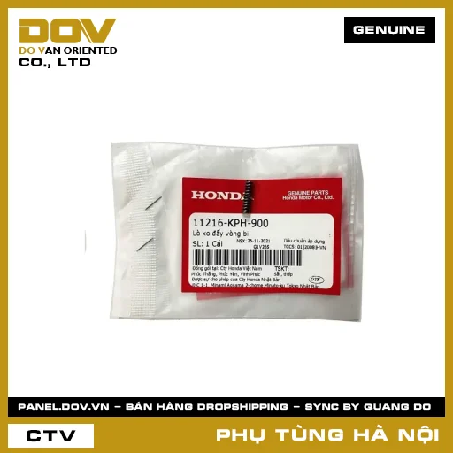 MÃ PHỤ TÙNG : 11216KPH900 LÒ XO ĐẨY VÒNG BI — 11216KPH900