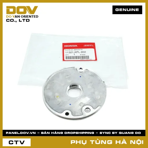 MÃ PHỤ TÙNG : 11321KFL950 CHẮN DẦU BỘ ĐIỆN — 11321KFL950