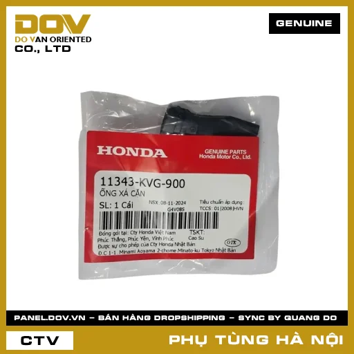 MÃ PHỤ TÙNG : 11343KVG900 ỐNG XẢ CẶN — 11343KVG900