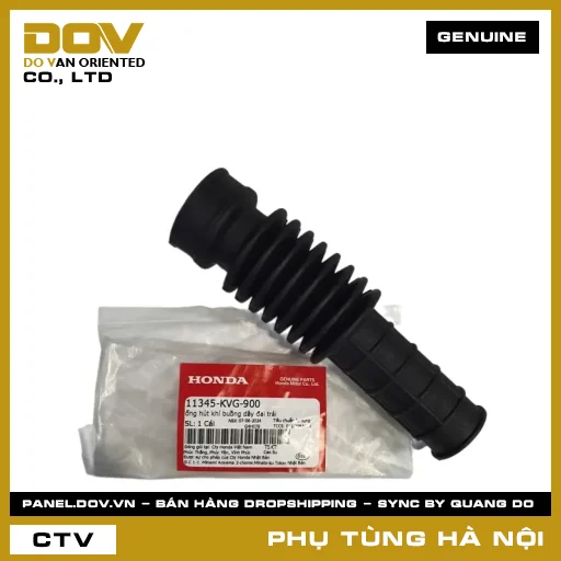 MÃ PHỤ TÙNG : 11345KVG900 ỐNG HÚT KHÍ BUỒNG DÂY ĐAI TRÁI — 11345KVG900