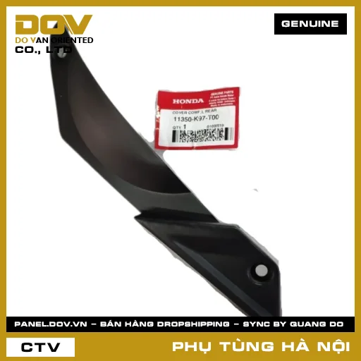 MÃ PHỤ TÙNG : 11350K97T00 NẮP MÁY TRÁI SAU — 11350K97T00