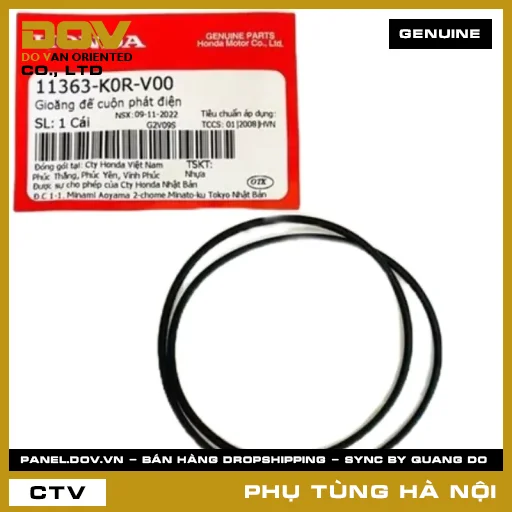MÃ PHỤ TÙNG : 11363K0RV00 GIOĂNG ĐẾ CUỘN PHÁT ĐIỆN — 11363K0RV00