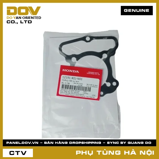 MÃ PHỤ TÙNG : 12191K0JN01 GIOĂNG CHÂN XY LANH — 12191K0JN01