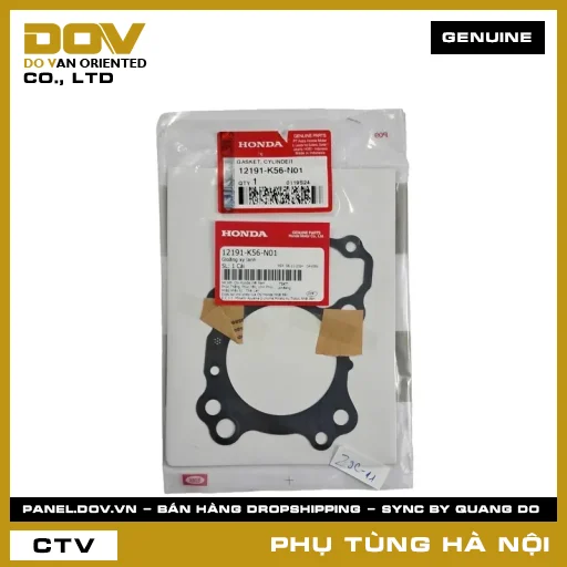 MÃ PHỤ TÙNG : 12191K56N01 GIOĂNG XY LANH — 12191K56N01