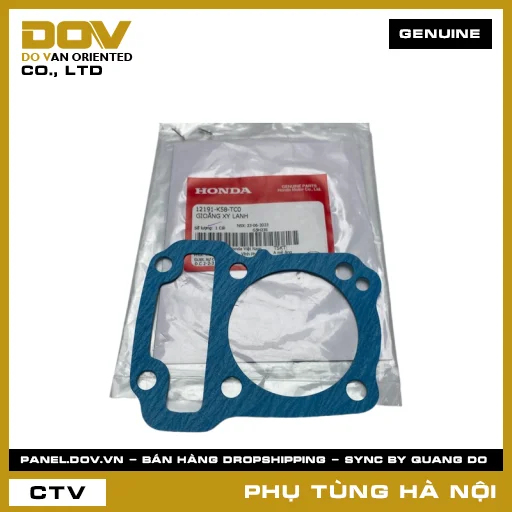 MÃ PHỤ TÙNG : 12191K58TC0 GIOĂNG XY LANH — 12191K58TC0
