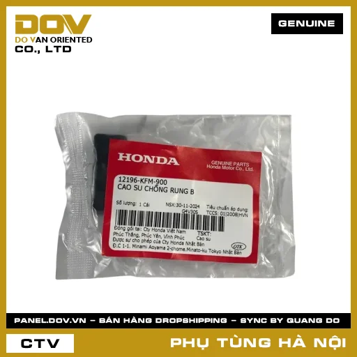 MÃ PHỤ TÙNG : 12196KFM900 CAO SU CHỐNG RUNG B — 12196KFM900