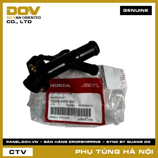 MÃ PHỤ TÙNG : 12206KWN900 CỤM ĐẦU NỐI ỐNG NƯỚC — 12206KWN900